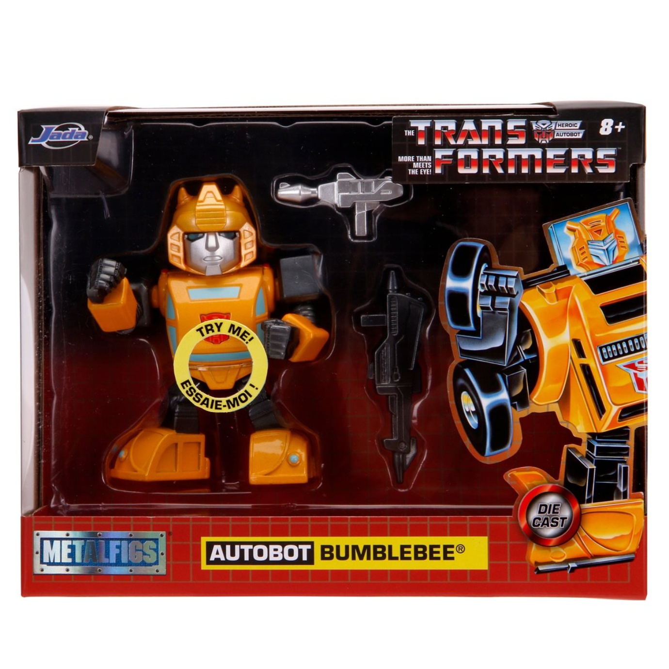 Gifts Greetings Jada Transformers G1 Bumblebee Deluxe 4Inch Metalfigs With Light
