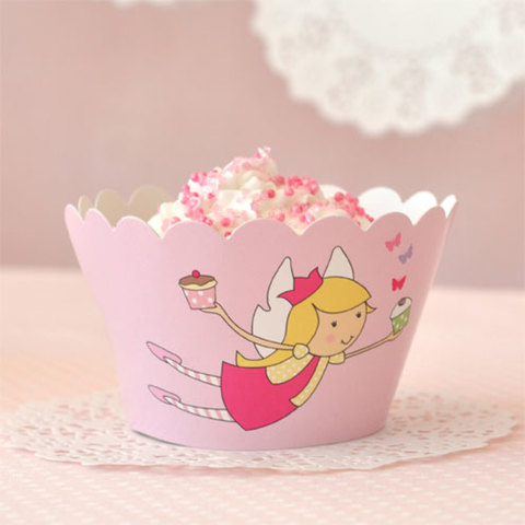 Illume Fairy Garden Cupcake Wrapper - Pack of 12