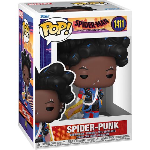 Funko POP Spider-Man Across The Spider-Verse Spider-Punk Unmasked Funko Pop Vinyl Figure 1411