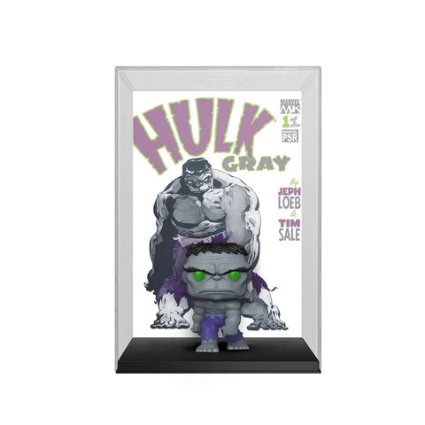 Pre-Order Funko POP Marvel Hulk Gray 1 Gray Hulk Funko Pop Comic Cover Figure with Case 80