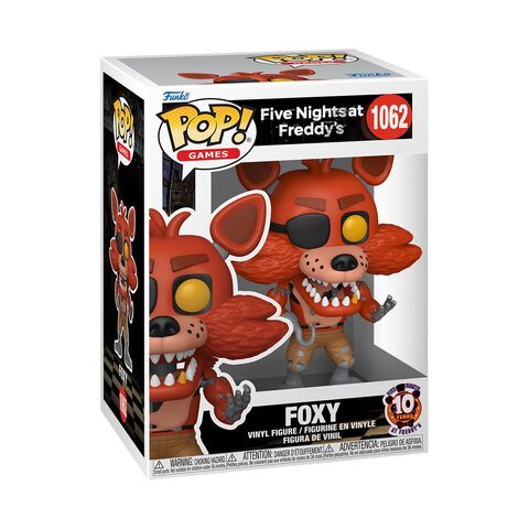 Pre-Order Funko Pop Five Nights at Freddys 10th Anniversary Foxy Funko Pop Vinyl Figure 1062